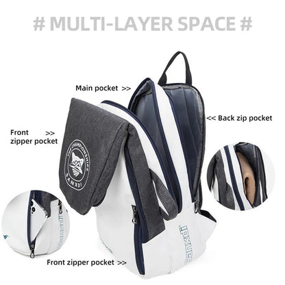 Foldable Tennis & Racket Sports Backpack Bag by HitMyNeed