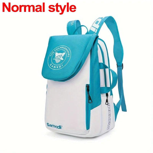 Foldable Tennis & Racket Sports Backpack Bag blue by HitMyNeed