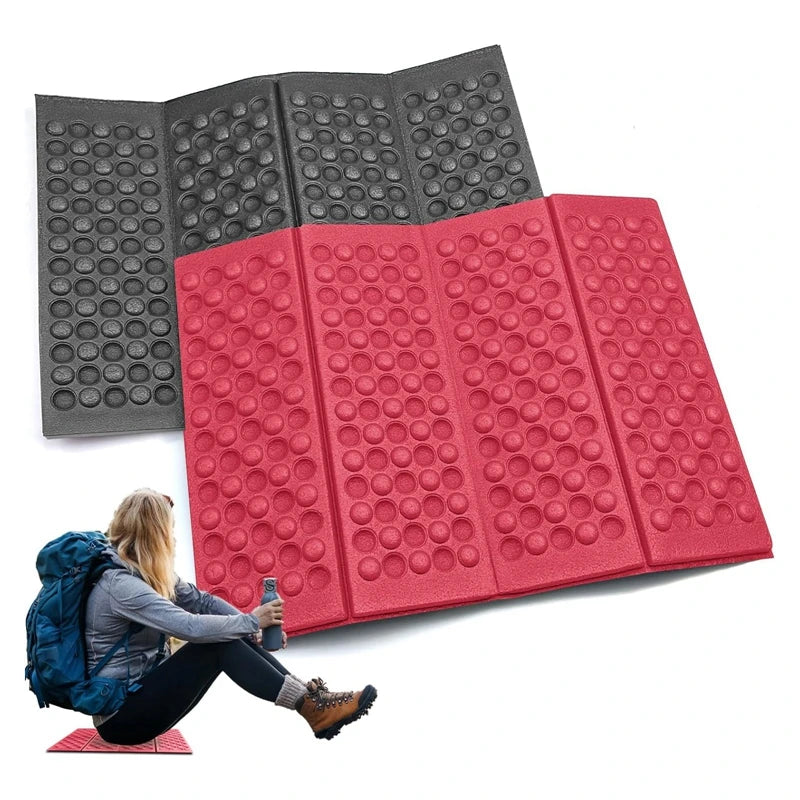 Foldable Thermal Waterproof Outdoor Seat Cushion red by HitMyNeed