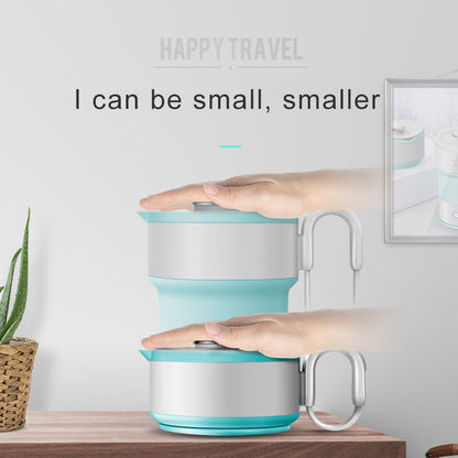 Foldable Travel Electric Kettle 0.6L (220V, Silicone) by HitMyNeed
