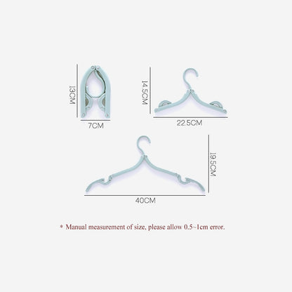 Foldable Travel Hangers Set of 4 by HitMyNeed
