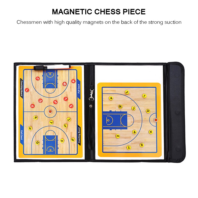 Foldable Two-Sided Magnetic Basketball Coaching Board by HitMyNeed