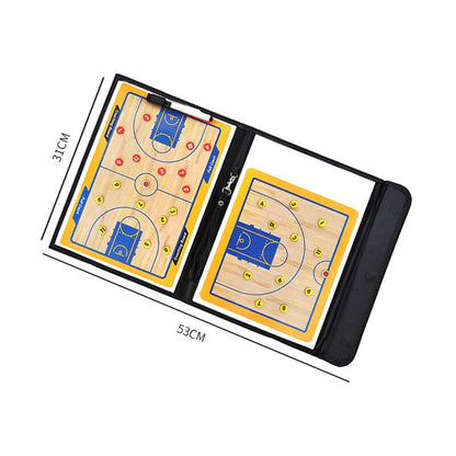 Foldable Two-Sided Magnetic Basketball Coaching Board by HitMyNeed
