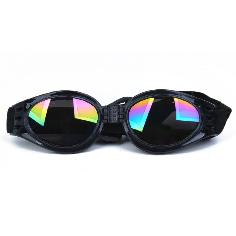 Foldable UV Protection Pet Goggles for Dogs & Cats black by HitMyNeed