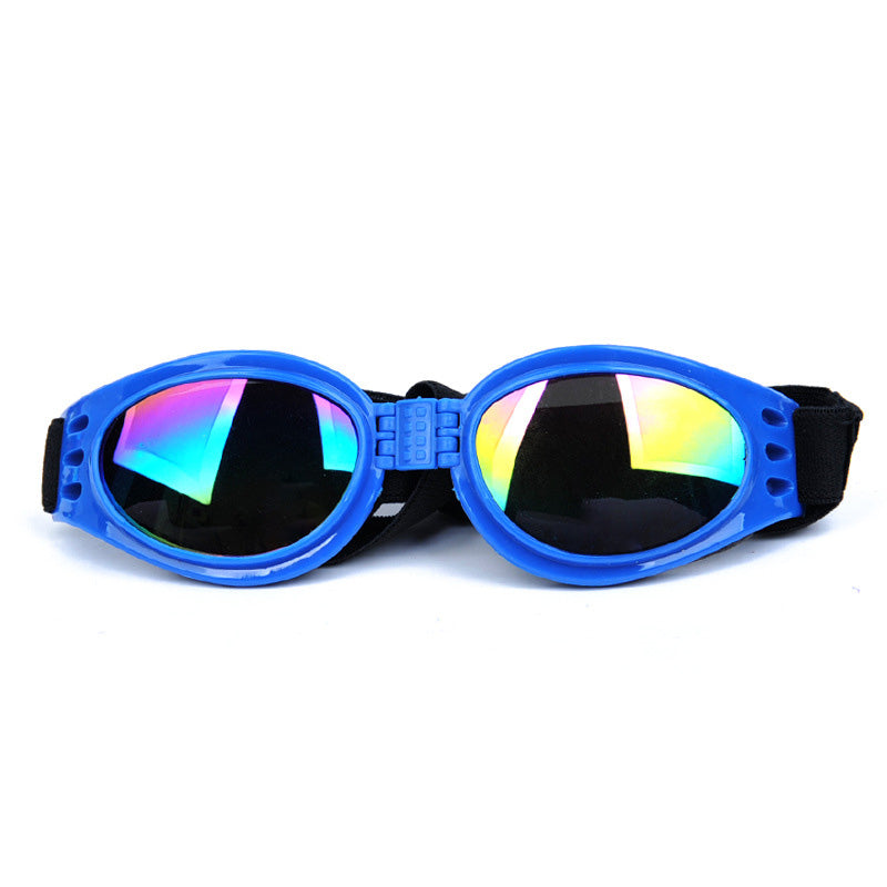 Foldable UV Protection Pet Goggles for Dogs & Cats blue by HitMyNeed