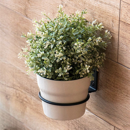 Foldable Wall Mounted Metal Plant Holder by HitMyNeed