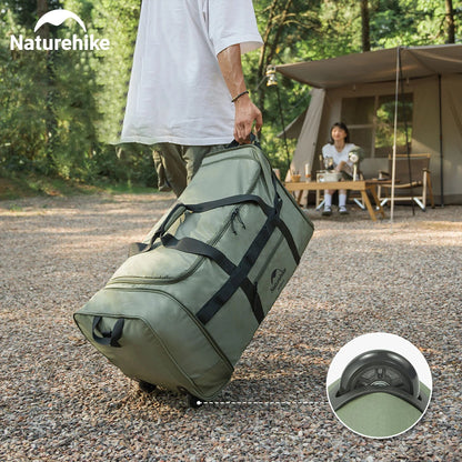 Foldable Wheeled Camping Travel Bag 88L by HitMyNeed