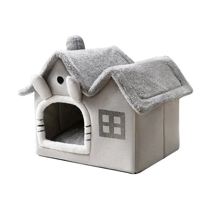 Foldable Winter Cave Bed for Cats & Small Dogs by HitMyNeed