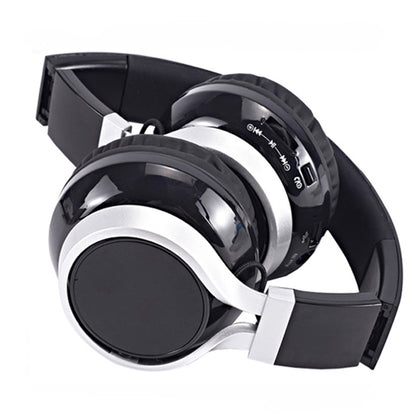 Foldable Wireless Bluetooth Headphones Black by HitMyNeed