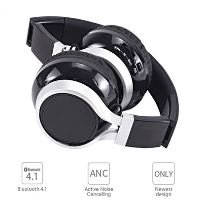 Foldable Wireless Bluetooth Headphones Black by HitMyNeed