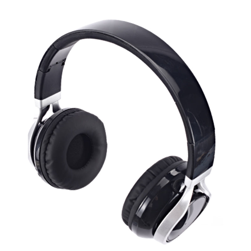 Foldable Wireless Bluetooth Headphones Black by HitMyNeed