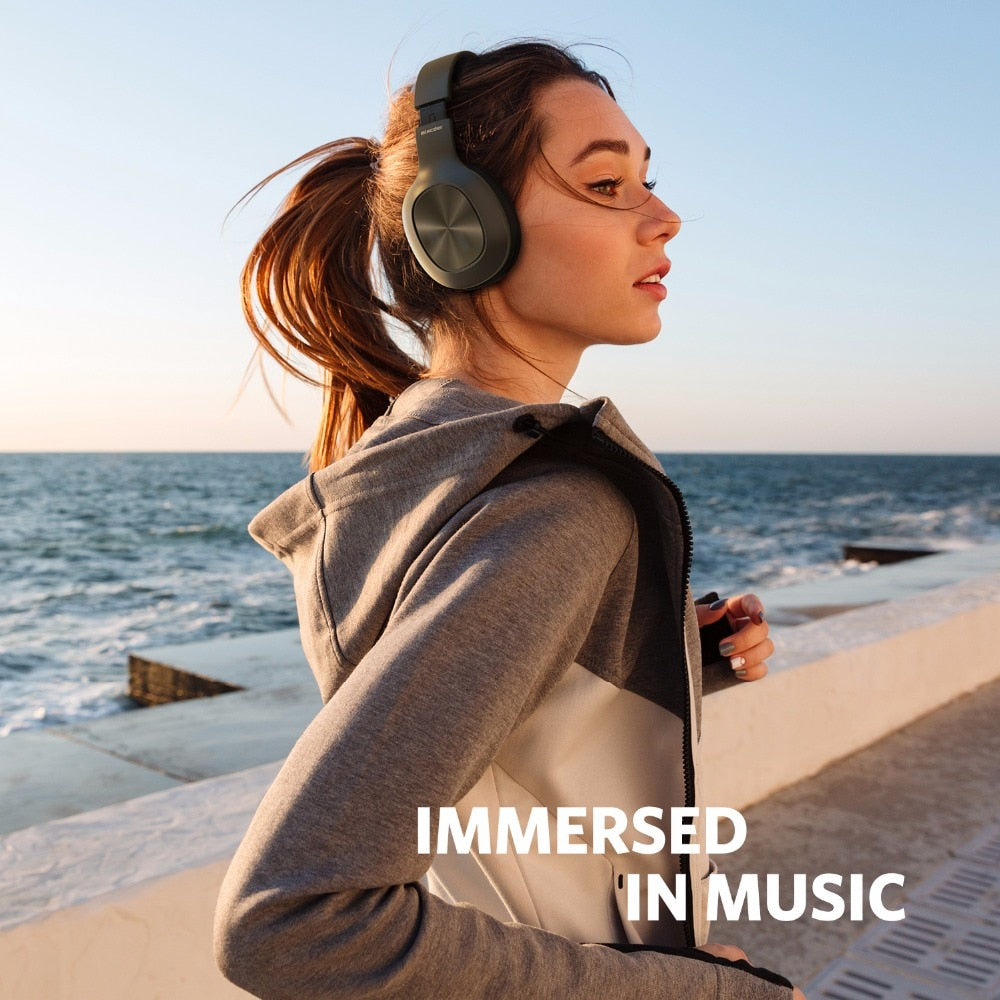 Foldable Wireless Bluetooth Headset with Mic by HitMyNeed