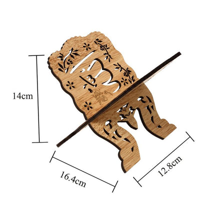 Foldable Wooden Quran Holder Book Stand by HitMyNeed