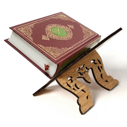 Foldable Wooden Quran Holder Book Stand by HitMyNeed