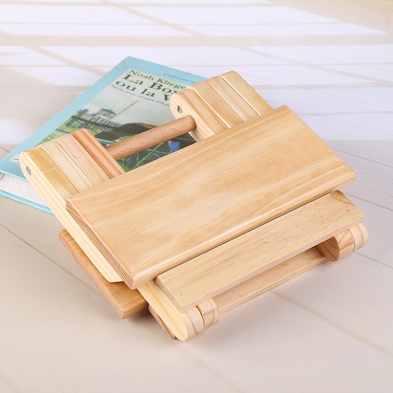 Foldable Wooden Small Stool for Home and Travel by HitMyNeed