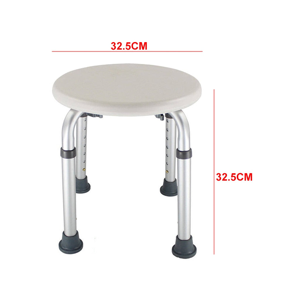 Folding Adjustable Non-Slip Shower Stool Chair by HitMyNeed