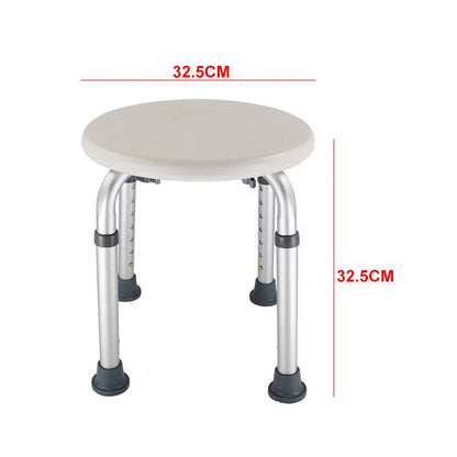 Folding Adjustable Non-Slip Shower Stool Chair by HitMyNeed