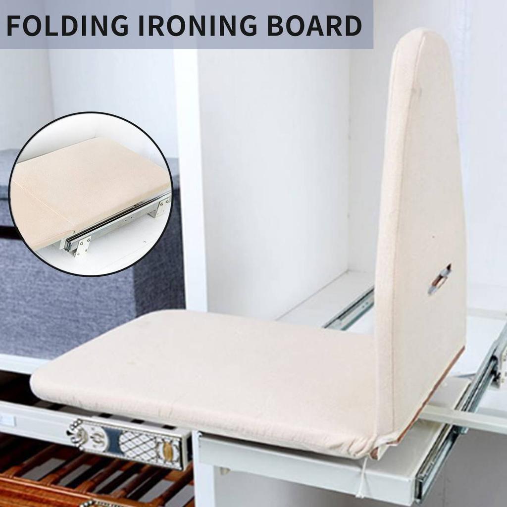 Folding Cabinet Ironing Board with Cover by HitMyNeed