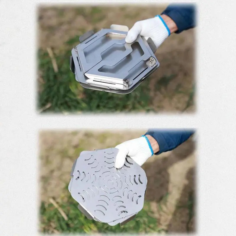 Folding Camping Bonfire Stove Portable Fire Pit by HitMyNeed