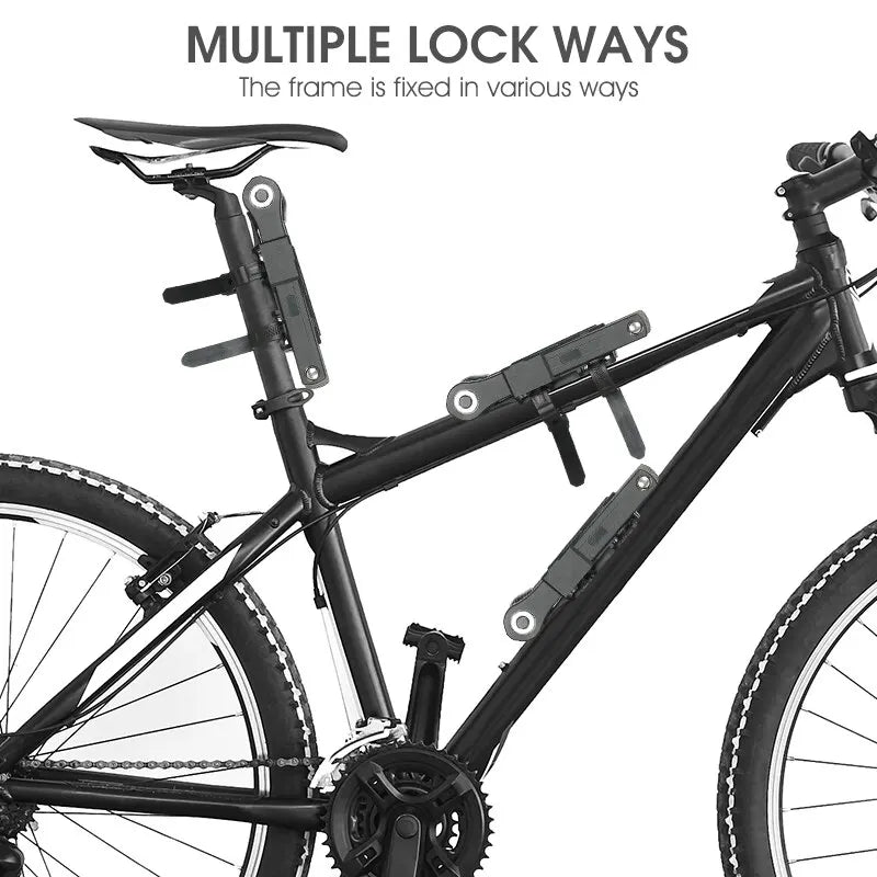 Folding Combination Bike Chain Lock for Anti-Theft Security by HitMyNeed