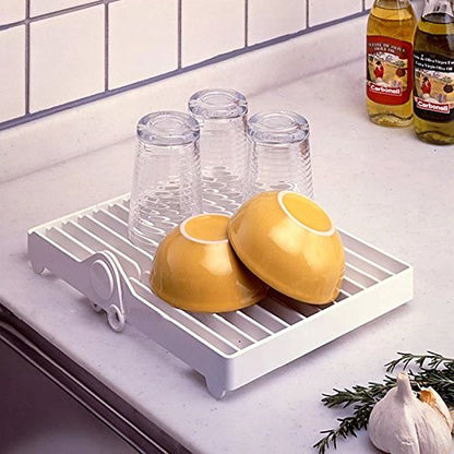 Folding Dish Rack Home Organizer by HitMyNeed