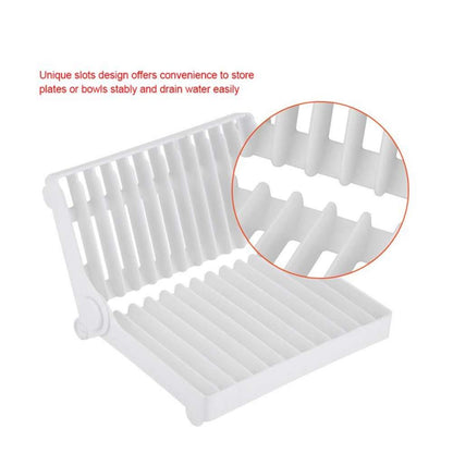 Folding Dish Rack Home Organizer by HitMyNeed