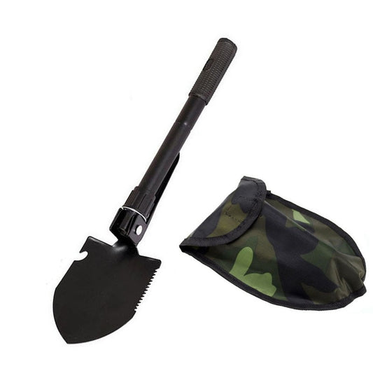 Folding Engineer Shovel with Pickaxe for Outdoor Use by HitMyNeed
