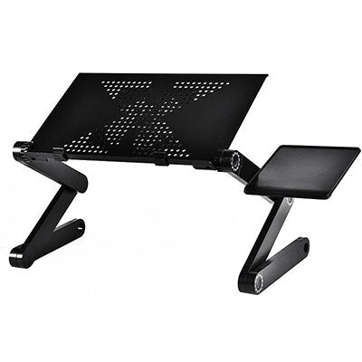 Folding Ergonomic Laptop Table with Cooling Fans by HitMyNeed