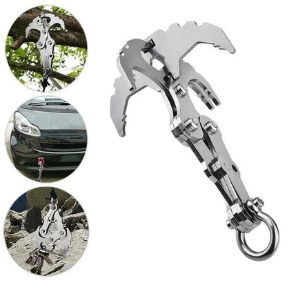Folding Gravity Grab Hook for Climbing & Rescue by HitMyNeed