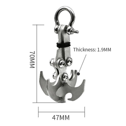 Folding Gravity Grab Hook for Climbing & Rescue by HitMyNeed