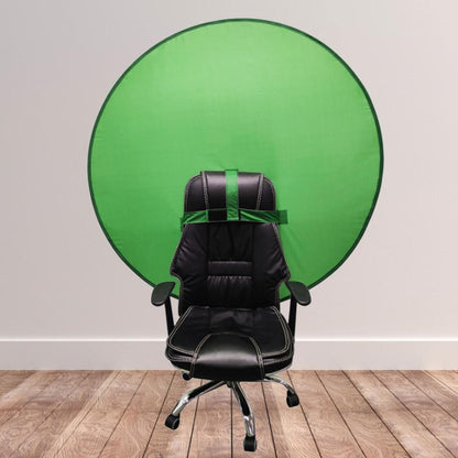 Folding Green Screen Backdrop for Chairs by HitMyNeed