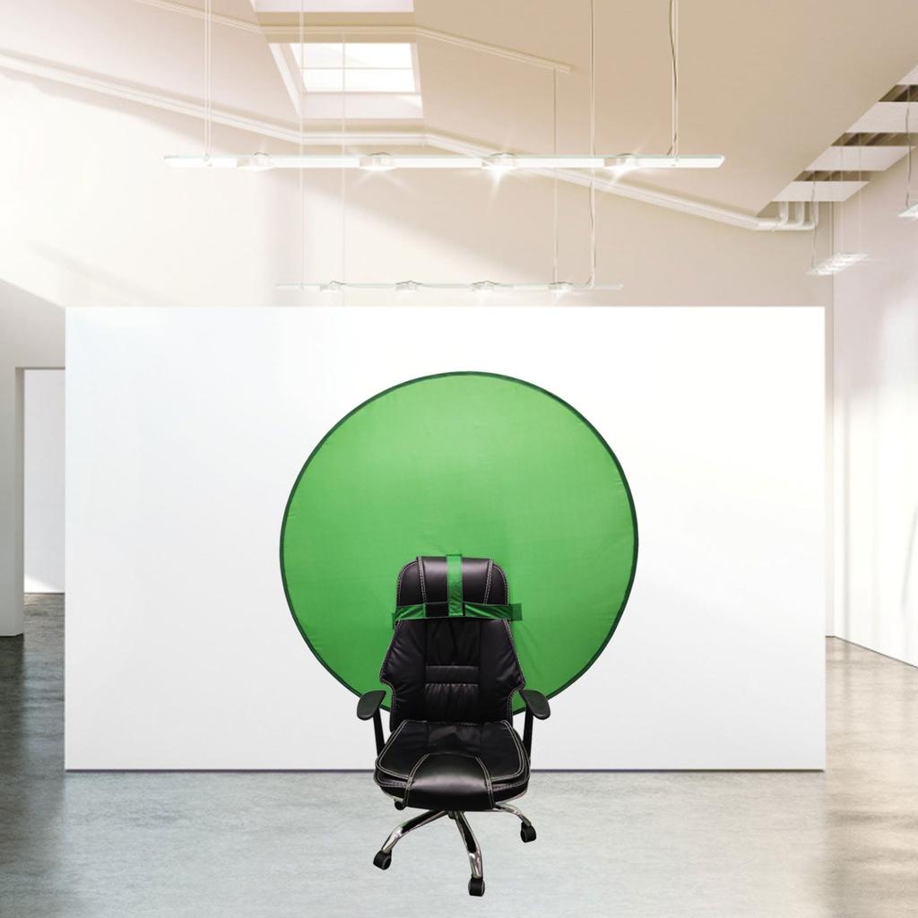 Folding Green Screen Backdrop for Chairs by HitMyNeed