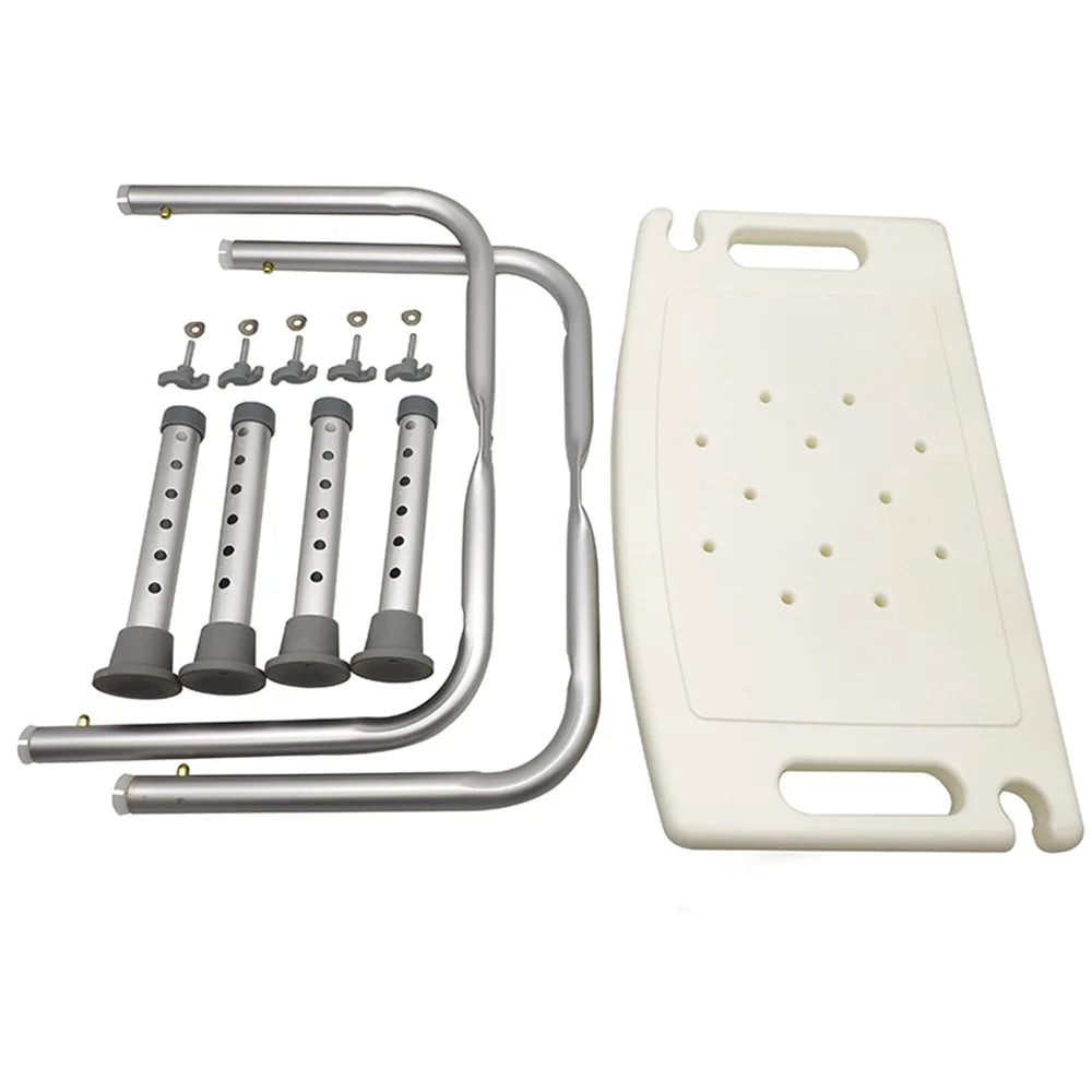 Folding Height-Adjustable Bathroom and Shower Chair by HitMyNeed