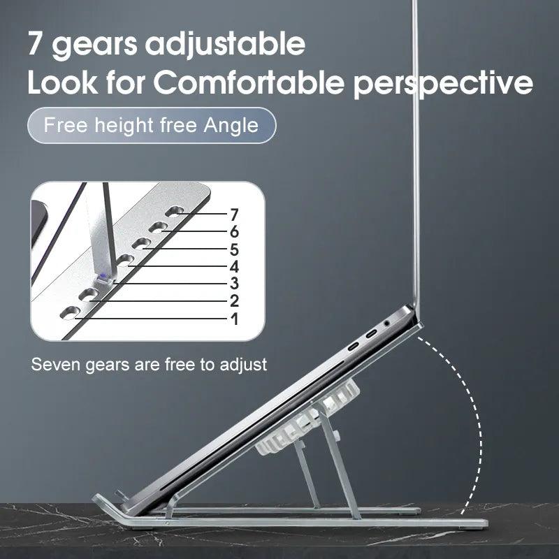 Folding Laptop & Tablet Stand with Cooling Fan by HitMyNeed
