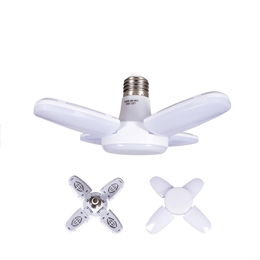 Folding LED Lamp E27 4+1 Leaf Adjustable 28W by HitMyNeed