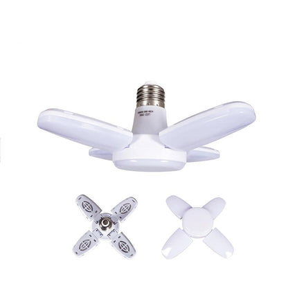 Folding LED Lamp E27 4+1 Leaf Adjustable 28W by HitMyNeed
