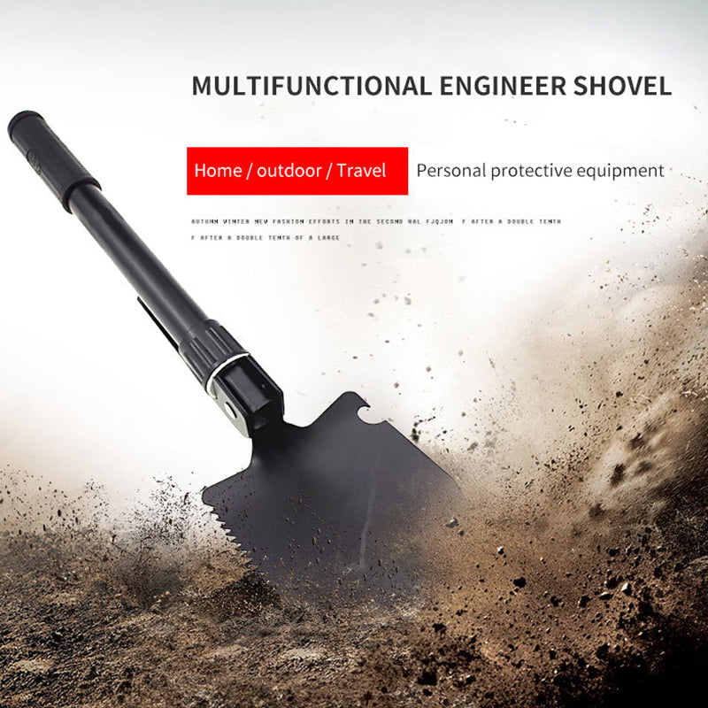 Folding Multi-Function Camping & Survival Shovel by HitMyNeed