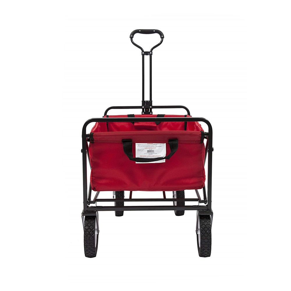 Folding Outdoor Utility Wagon with 360° Wheels by HitMyNeed