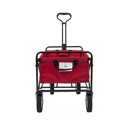 Folding Outdoor Utility Wagon with 360° Wheels by HitMyNeed