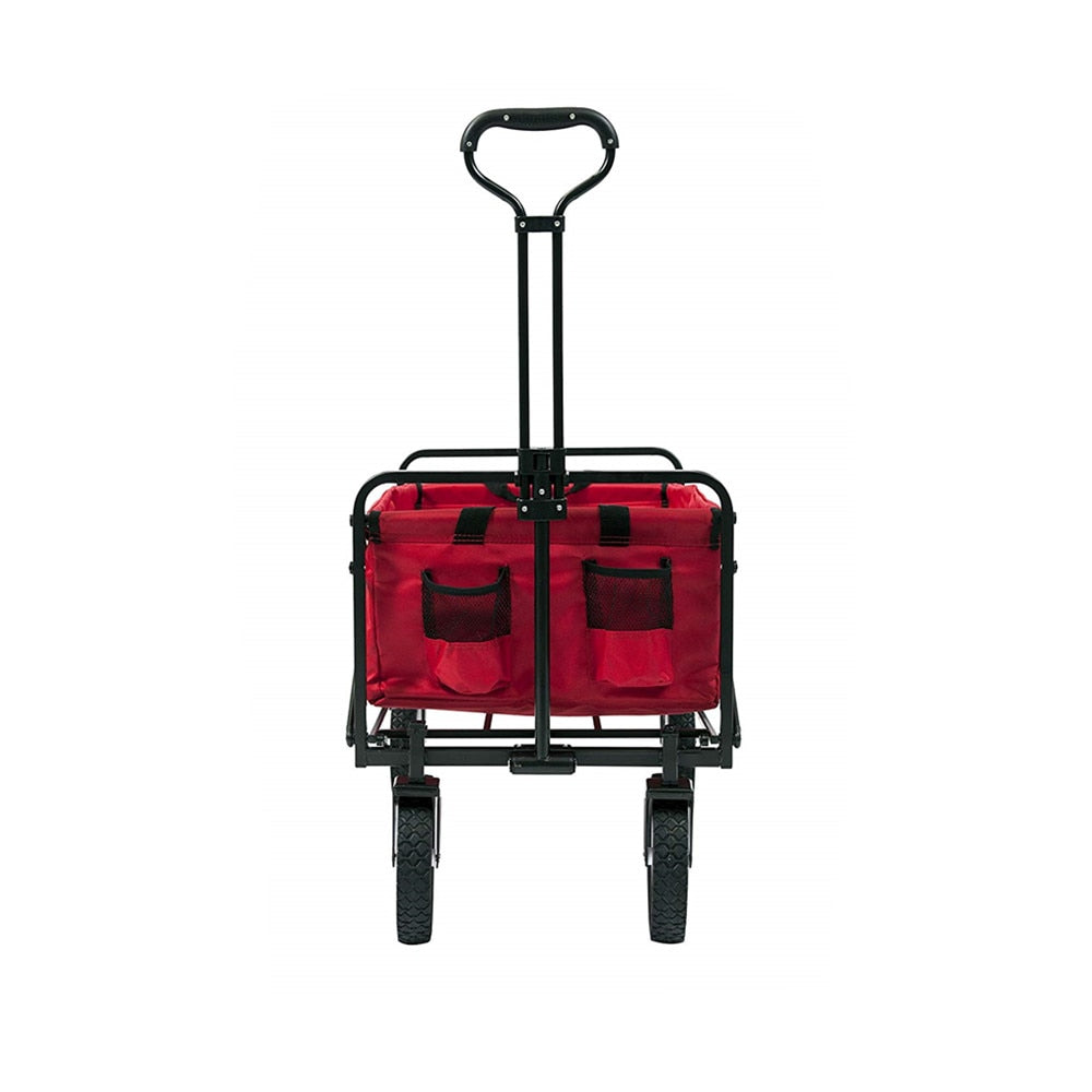 Folding Outdoor Utility Wagon with 360° Wheels by HitMyNeed