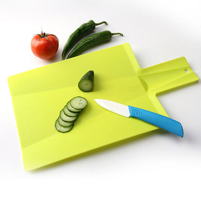 Folding Plastic Chopping Board with Pouring Chute by HitMyNeed