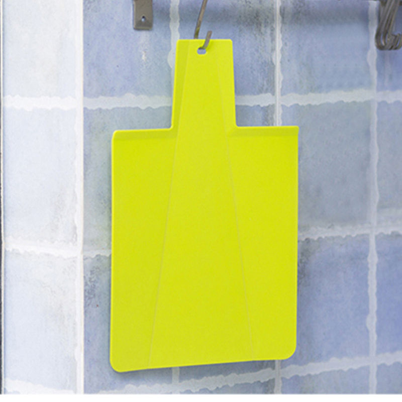 Folding Plastic Chopping Board with Pouring Chute by HitMyNeed
