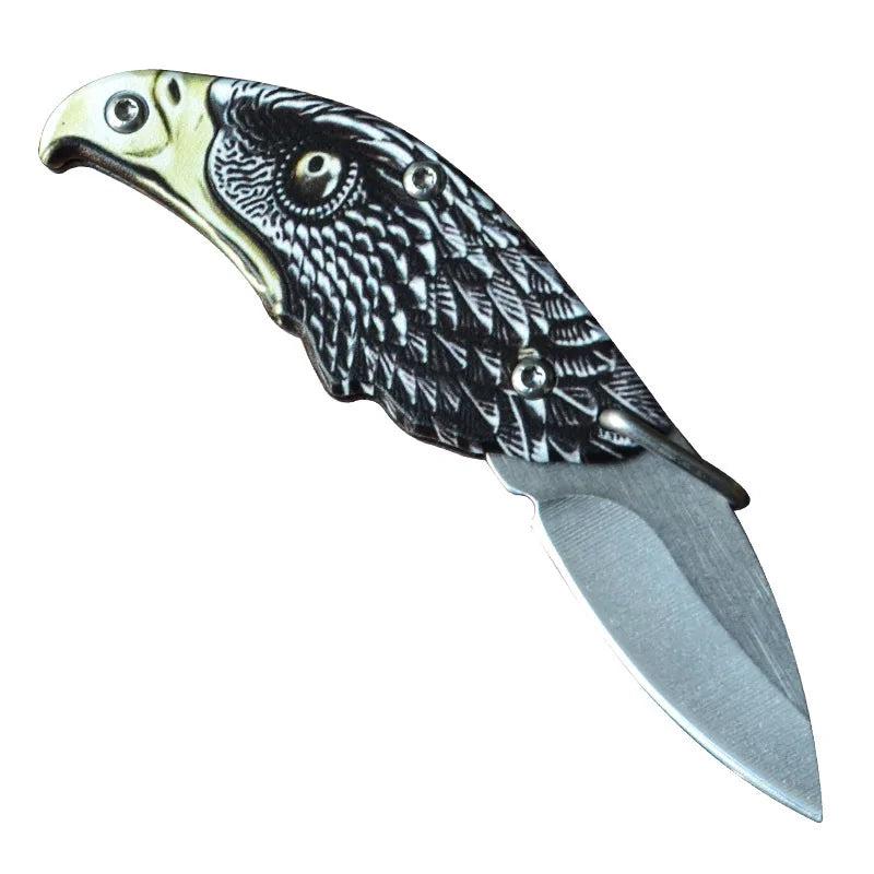 Folding Pocket Knife with Detailed Eagle Design by HitMyNeed