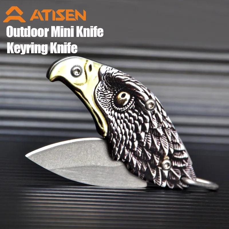 Folding Pocket Knife with Detailed Eagle Design by HitMyNeed