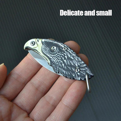 Folding Pocket Knife with Detailed Eagle Design by HitMyNeed