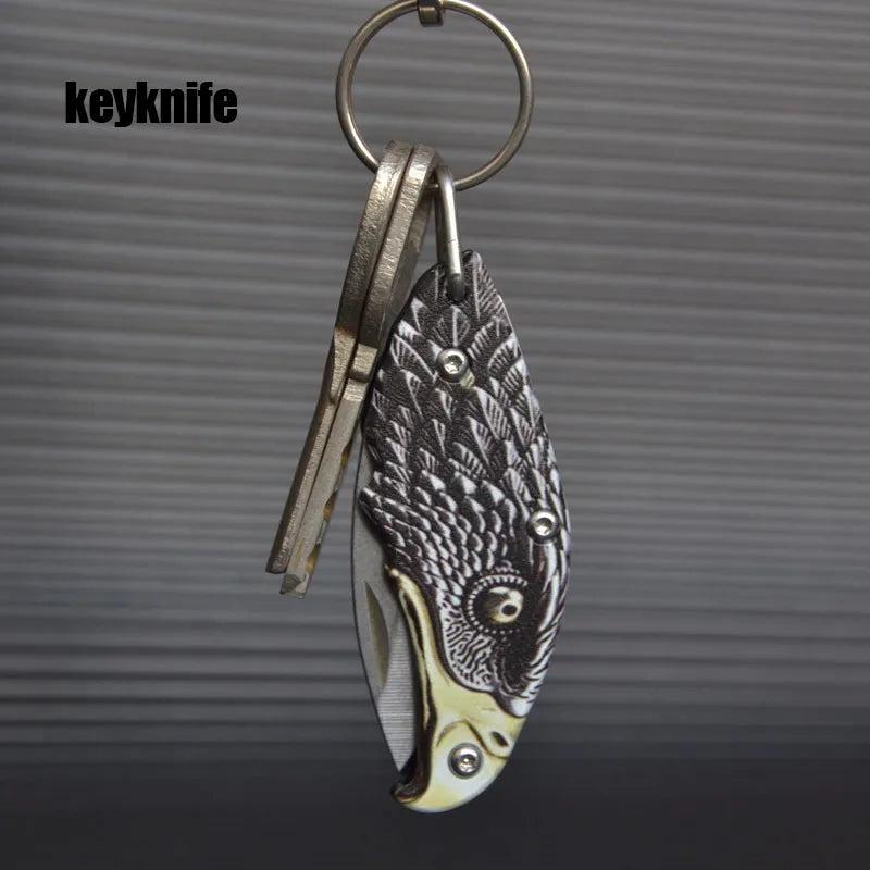 Folding Pocket Knife with Detailed Eagle Design by HitMyNeed