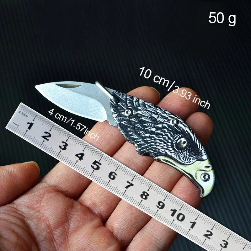 Folding Pocket Knife with Detailed Eagle Design by HitMyNeed