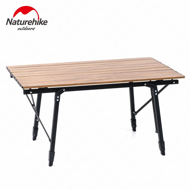 Folding Portable Camping Table with Adjustable Legs by HitMyNeed