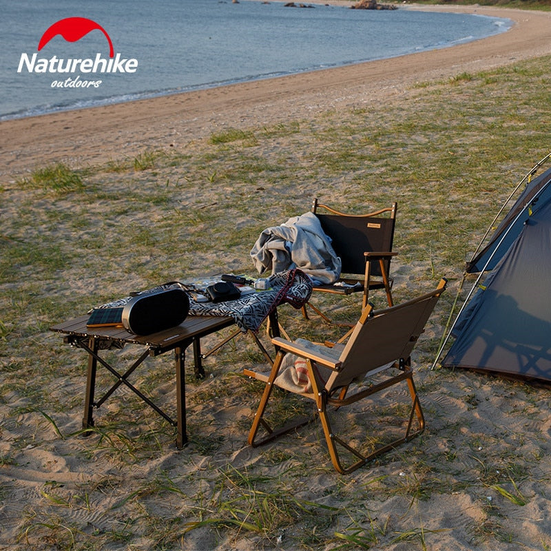 Folding Portable Camping Table with Adjustable Legs by HitMyNeed