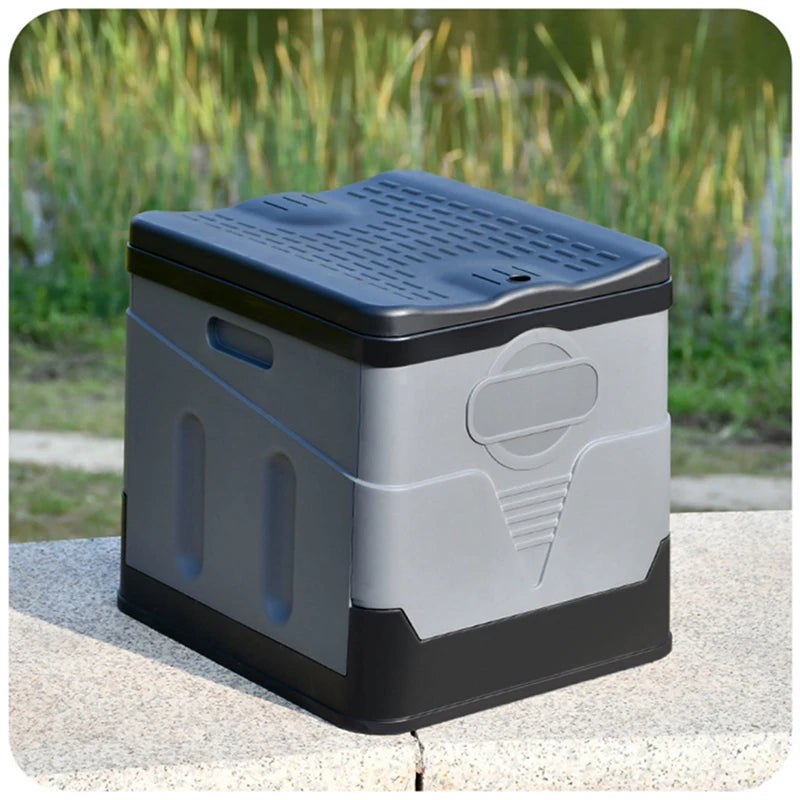 Folding Portable Car Toilet with Anti-Odor Box by HitMyNeed